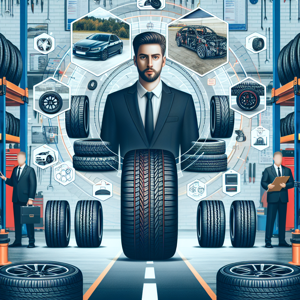 Imagine cu diferentele modele de anvelope Keter, cu exemple evidente ale calitatii si utilizarii acestora. Toate anvelopele ar trebui sa fie prezentate pe un fundal de service auto, pentru a sublinia fiabilitatea si increderea. Aspectul tuturor persoanelor ar trebui sa fie de tip european.