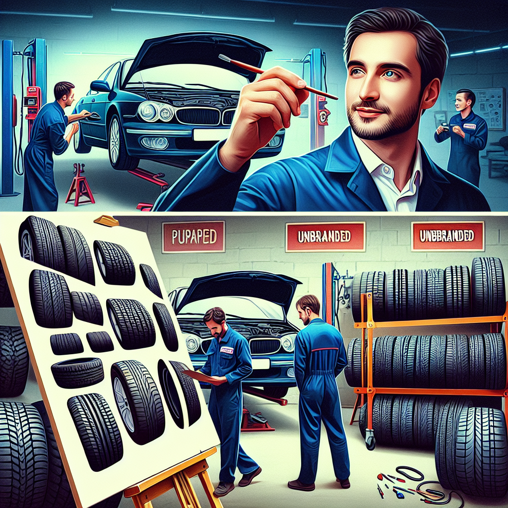 Imagine cu un service auto, in care mecanicii lucreaza la un automobil, alaturi de un sortiment de anvelope Lassa. Toti oamenii arata european, iar imaginea pare o fotografie reala.