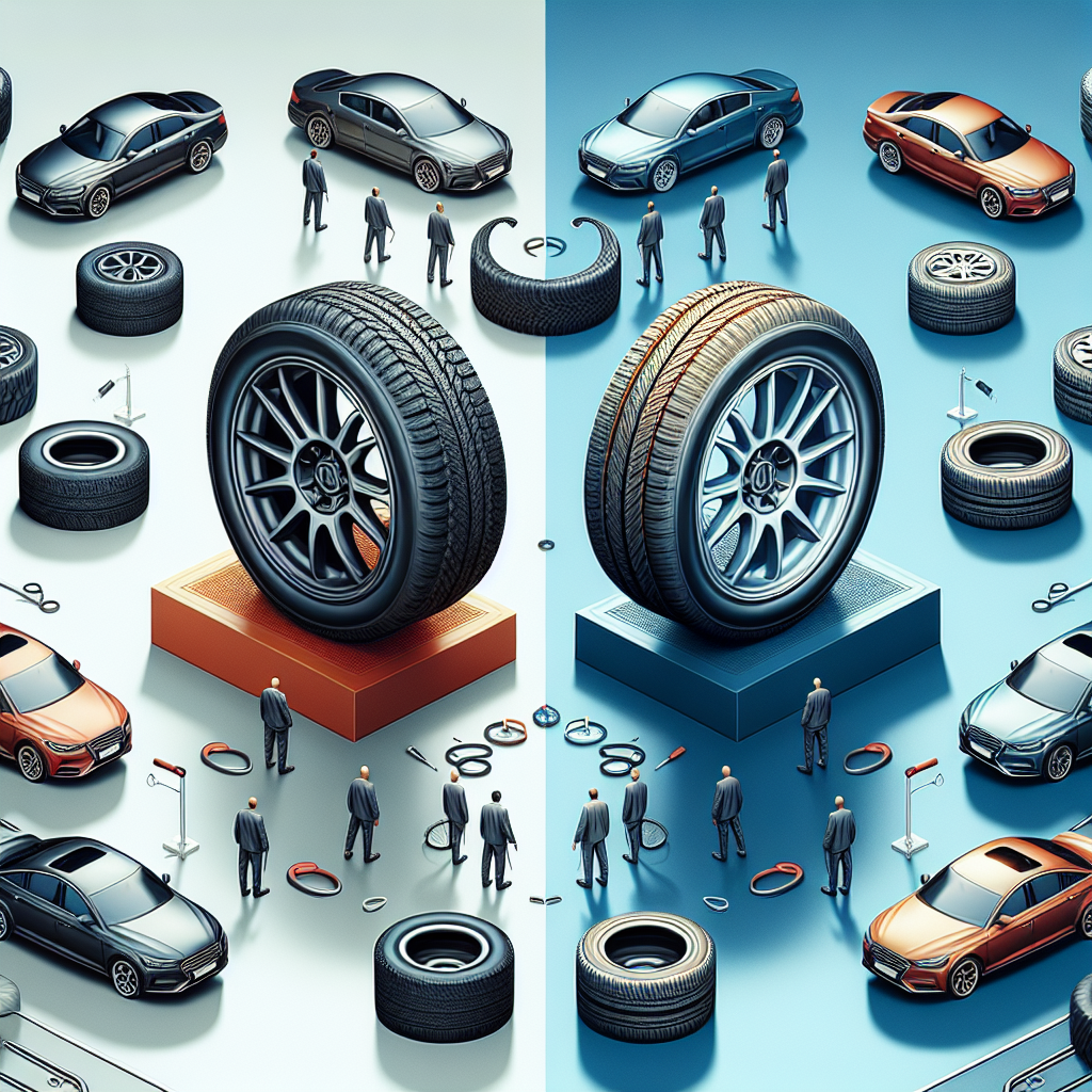 Imagine care prezinta comparatia anvelopei Zeta cu alte marci de anvelope, pe fundalul diferitelor automobile. Detaliile anvelopei si logo-ul Zeta trebuie sa fie vizibile. Aparentele tuturor persoanelor, daca sunt prezente, sunt de tip european.