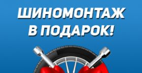 Шины с бесплатным шиномонтажом
